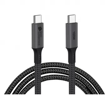 GoodConnections USB-C 4.0 (ST-ST) 1m Punutud Kaabel 100W 8K 30Hz Antratsiit