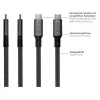 GoodConnections USB-C 4.0 (ST-ST) 1m Punutud Kaabel 100W 8K 30Hz Antratsiit