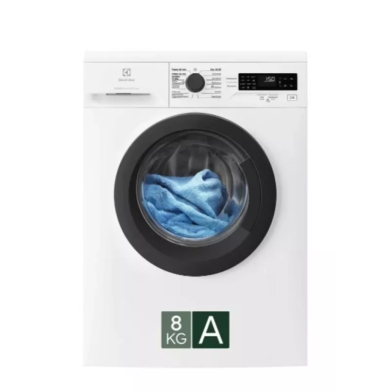 Electrolux EWZF528BP eestlaaditav pesumasin, 8 kg, 1200 p/min, valge