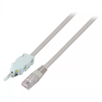 EFB Elektronik RJ45-LSA Patch-kaabel 2m, 2-pooluseline, a/b-4/5 juhtmestik, hall