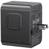 USAMS Travel Adapter CC308 17W 4in1 US/AU/EU/UK Black