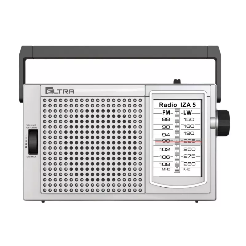 ELTRA Radio IZA-5 Silver FM/AM kaasaskantav raadio Bluetoothi ja USB-ga