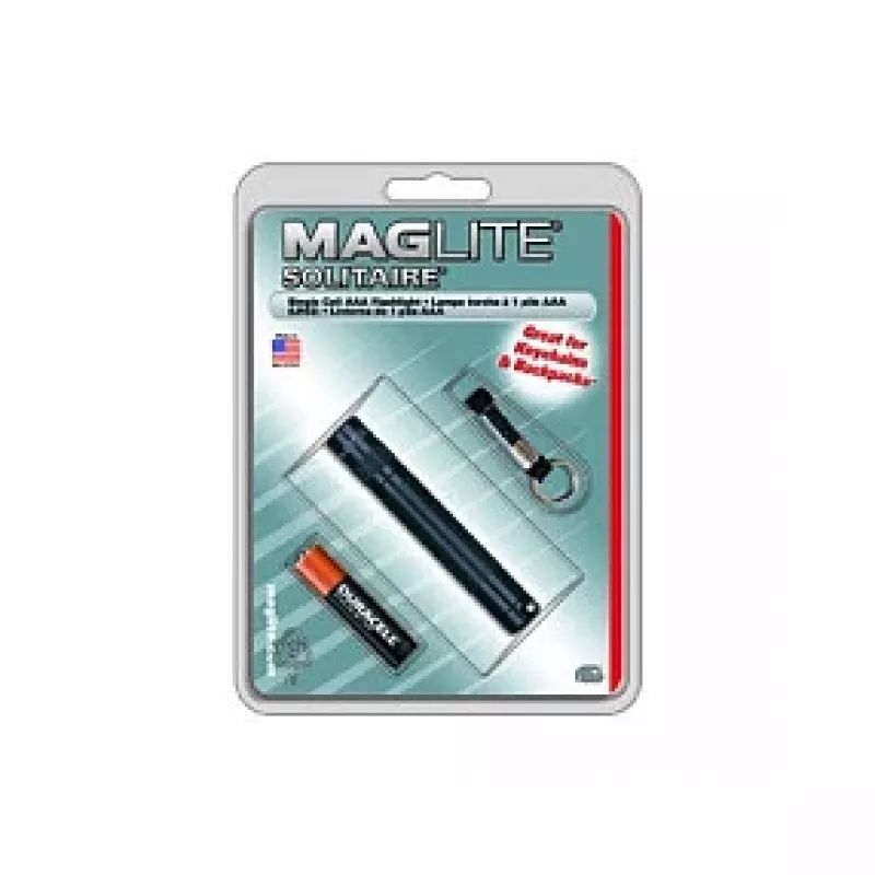 Maglite Solitaire Krypton Mini Taskilamp Must 37 Luumenit AAA
