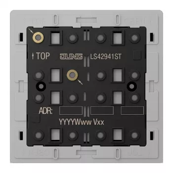 JUNG KNX Push-Button Sensor Module LS 4294 1ST (LS42941ST) 1-Gang, Flush-Mounted, LS-Design