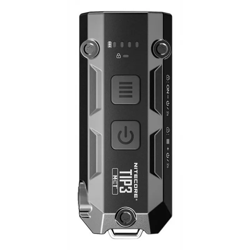 NITECORE TIP3 Võtmehoidja Taskulamp Must 720 Luumenit