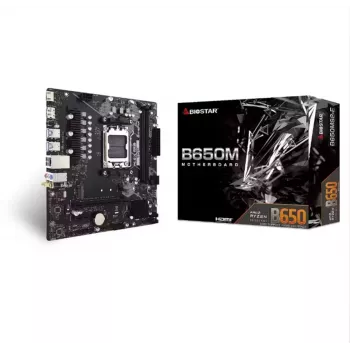 BIOSTAR B650MS2-E emaplaat, AMD AM5, DDR5, Micro ATX