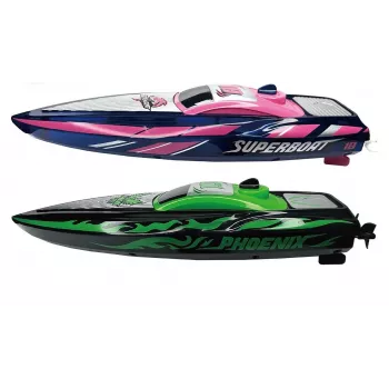 MADEJ R/C Speed Boat 2.4GHz RC Boat with USB Charger
