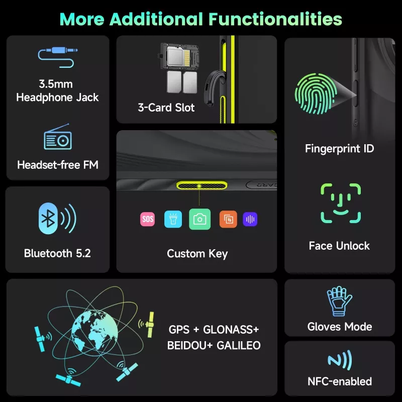 Ulefone Armor X31 6/128GB Must Robust Nutitelefon