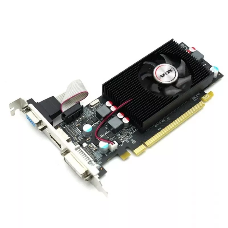 AFOX Radeon R5 240 4GB DDR3 128-bit Dual DisplayPort Low Profile Single Fan Graphics Card