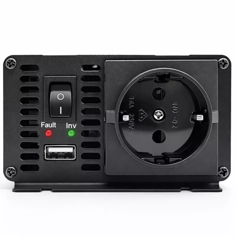 Qoltec MS Wave Voltage Converter 12V to 230V 500/1000W USB