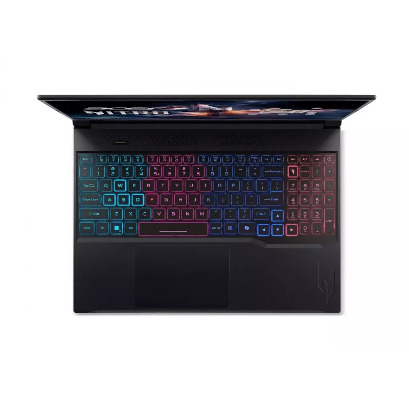 Acer Nitro 16S AI ANV16S-61 mängusülearvuti - AMD Ryzen AI 9 365, 32GB DDR5, 1TB SSD, NVIDIA GeForce RTX 5070, 16 tolli WQXGA 180Hz, Windows 11 Pro, must