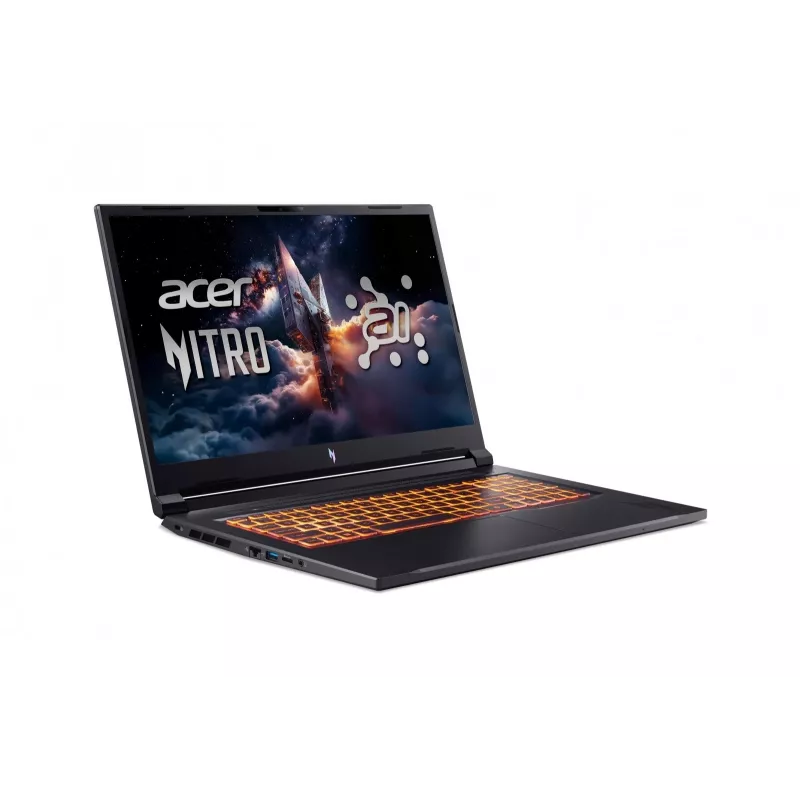 Acer Nitro 17 ANV17-61 mängusülearvuti, AMD Ryzen AI 9 365, 32GB DDR5, 1TB SSD, GeForce RTX 5070, 17.3-tolline QHD 165Hz, Windows 11 Pro, must