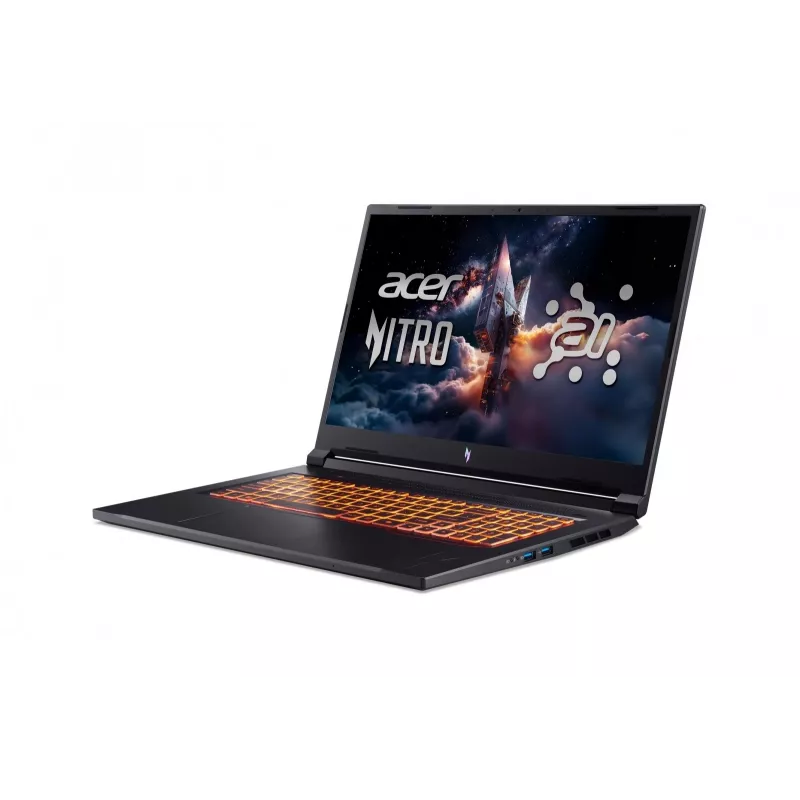 Acer Nitro V 17 ANV17-41 mängusülearvuti - AMD Ryzen 7 260, 32GB DDR5, 1TB SSD, RTX 5070, 17,3 tolli QHD 165Hz, Windows 11 Pro