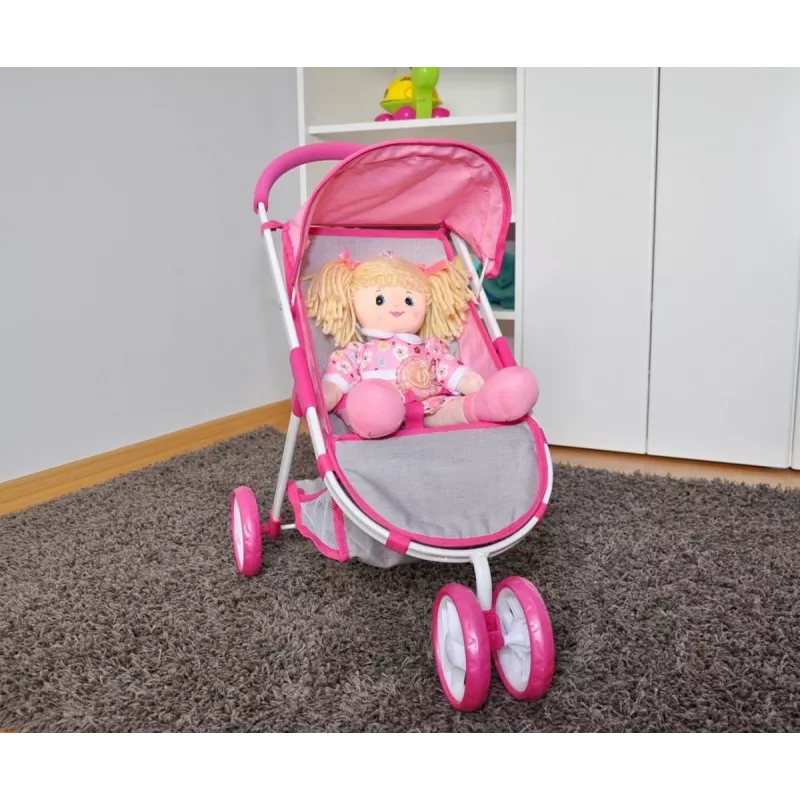 MILLY MALLY Nukukäru Susie Prestige - Roosa/Hall/Valge