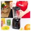 MPM MBL-37 Blender, 500 W, 1.5 L Glass Jug, Stainless Steel Blade, 2 Speeds, Pulse Function, Ice Crushing, Black