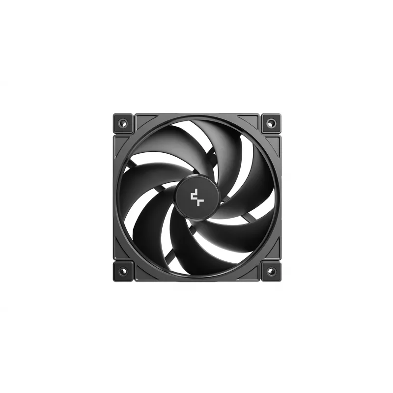 Deepcool FD12 V2 120mm Must korpusventilaator, 4-Pin PWM, Fluid Dynamic Bearing