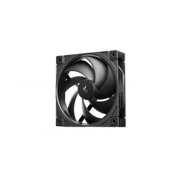 Deepcool FD12 V2 120mm Must korpusventilaator, 4-Pin PWM, Fluid Dynamic Bearing