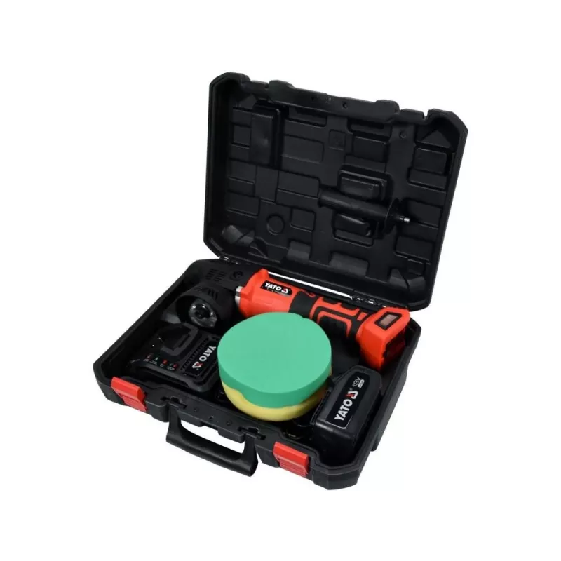 Yato YT-82920 Autopoleerija 5000 RPM 1200W Pöördpoleerija muudetava kiirusega, pehmekäivitusega, 180mm ketas, 5m kaabel