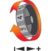 Yato YT-82920 Autopoleerija 5000 RPM 1200W Pöördpoleerija muudetava kiirusega, pehmekäivitusega, 180mm ketas, 5m kaabel