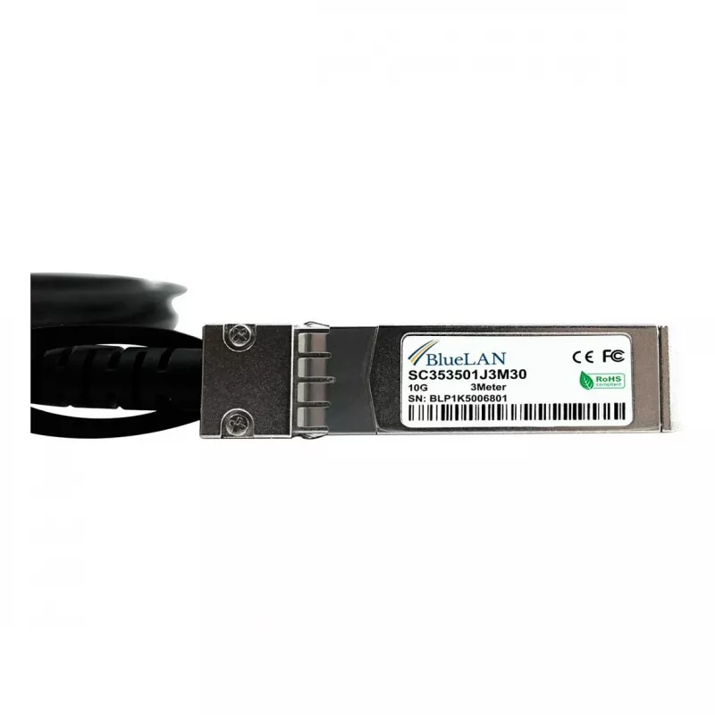 BLUEOPTICS Ühilduv Extreme Networks 10304 BlueLAN 10GBASE-CR Passiivne SFP+ otseühenduskaabel, 1m, AWG30