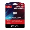 PNY 128GB microSDXC Express Card UHS-I U3 V30 A1 koos SD-adapteriga