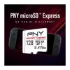 PNY 128GB microSDXC Express Card UHS-I U3 V30 A1 koos SD-adapteriga