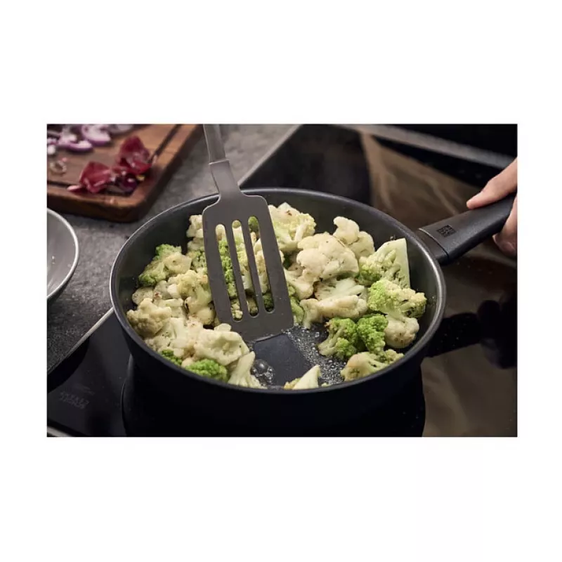 ZWILLING Madura Plus 28 cm Sauté Pann, Must, Sepisalumiinium, Duraslide Ultra Mittekleepuv, Induktsioonile Sobiv