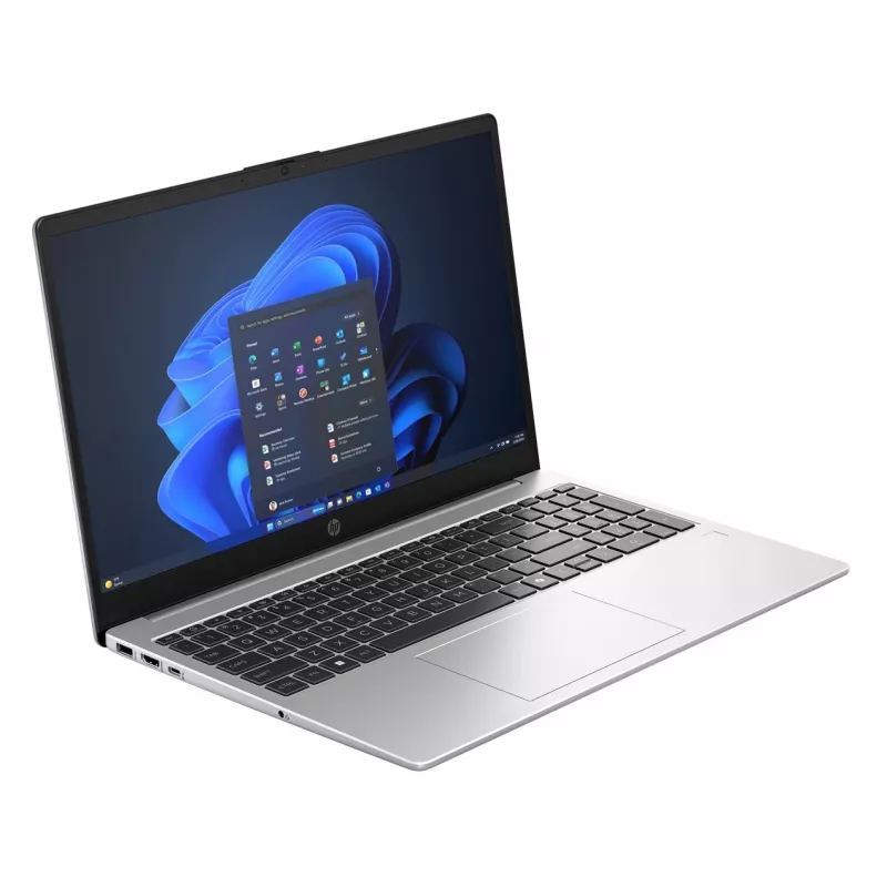 HP 250R G10 Core 5 120U 15,6 tolli FHD 250nits AG 16GB DDR5 5200 SSD512 Iris Xe Cam1080p 41Wh W11Pro Turbo Silver 3Y OnSite