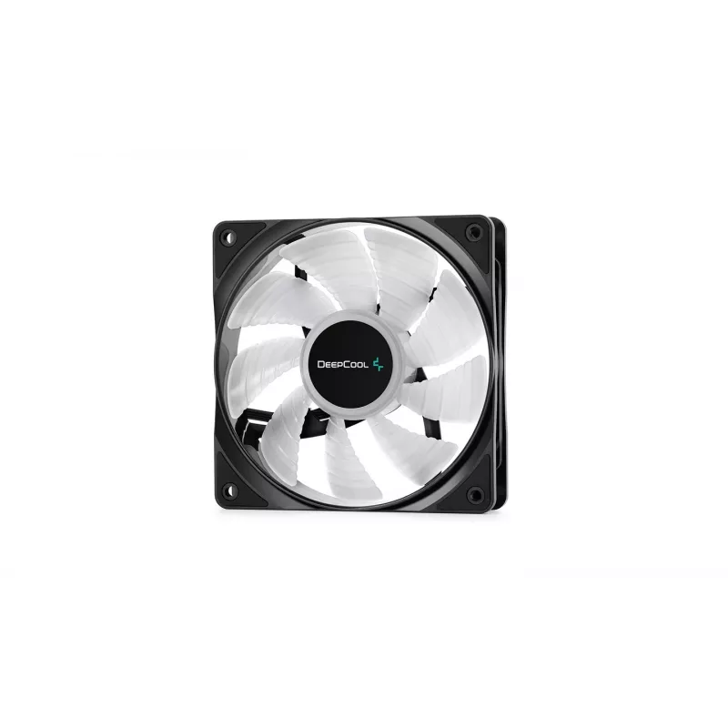 DeepCool RF120 3-in-1 RGB PWM 120mm korpusventilaator (must, 3-pakk)