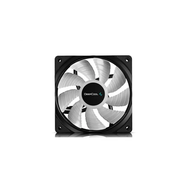 DeepCool RF120 3-in-1 RGB PWM 120mm korpusventilaator (must, 3-pakk)