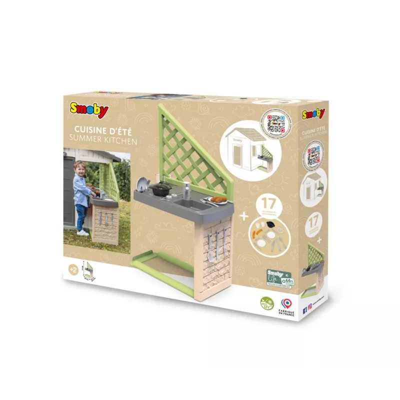 Smoby Life Summer Kitchen Grill koos tarvikutega