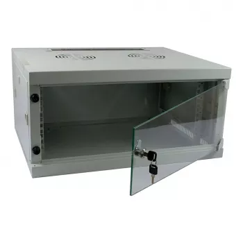 ALLNET 19-tolline seinakapp 12U W541/D445mm üheosaline helehall SMQ seeria