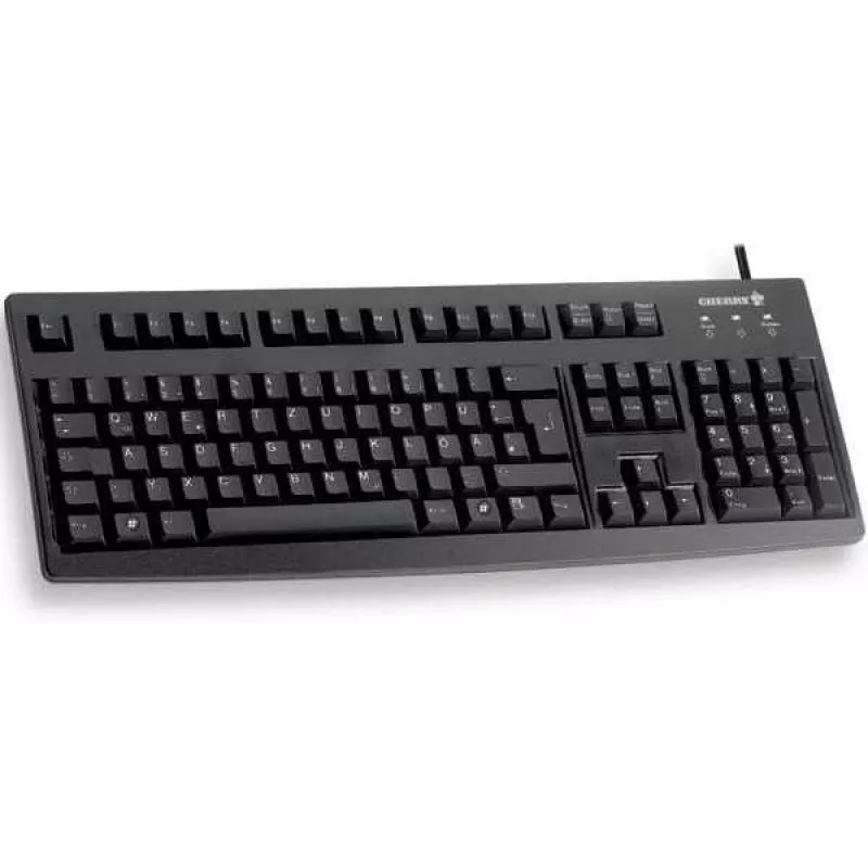Cherry G83-6105LUNCH-2 CH USB Must Juhtmega Klaviatuur QWERTZ Paigutus