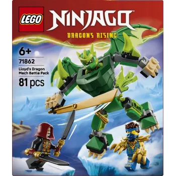 LEGO Ninjago 71862 Lloydi Draakoni Mehhi Lahingupakk ehitusklotsid