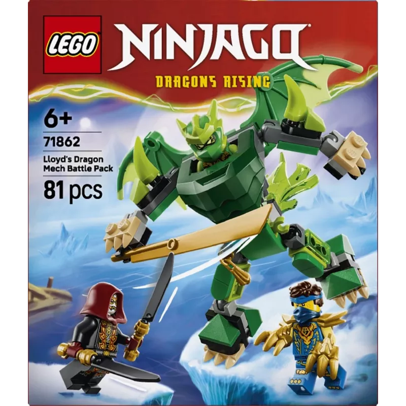 LEGO Ninjago 71862 Lloydi Draakoni Mehhi Lahingupakk ehitusklotsid