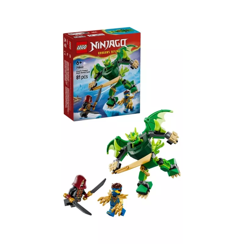 LEGO Ninjago 71862 Lloydi Draakoni Mehhi Lahingupakk ehitusklotsid