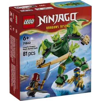 LEGO Ninjago 71862 Lloydi Draakoni Mehhi Lahingupakk ehitusklotsid