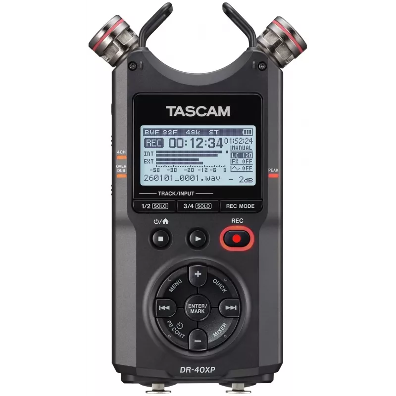 Tascam DR-40XP Portable Digital Recorder with USB Audio Interface
