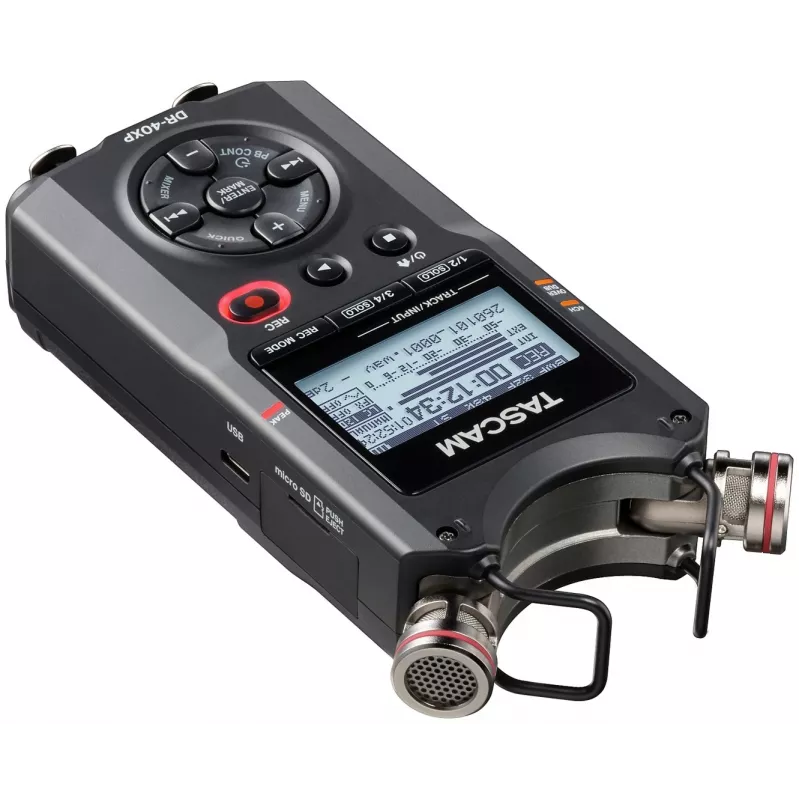 Tascam DR-40XP Portable Digital Recorder with USB Audio Interface