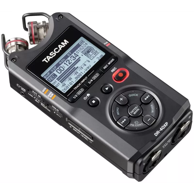 Tascam DR-40XP Portable Digital Recorder with USB Audio Interface