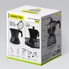 Maestro Granite MR-1667-3 Moka Pot Coffee Maker 150ml 3 Cups Grey