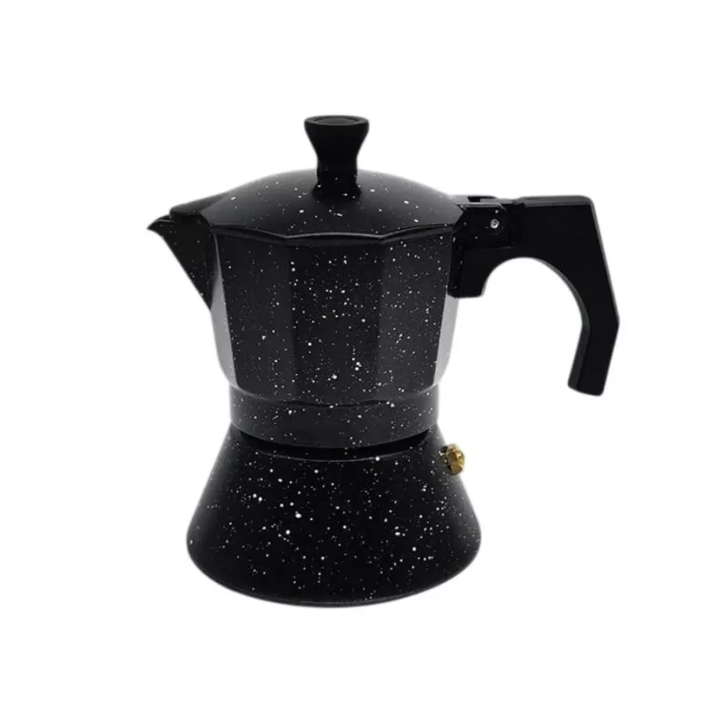 Maestro Granite MR-1667-3 Moka Pot Coffee Maker 150ml 3 Cups Grey