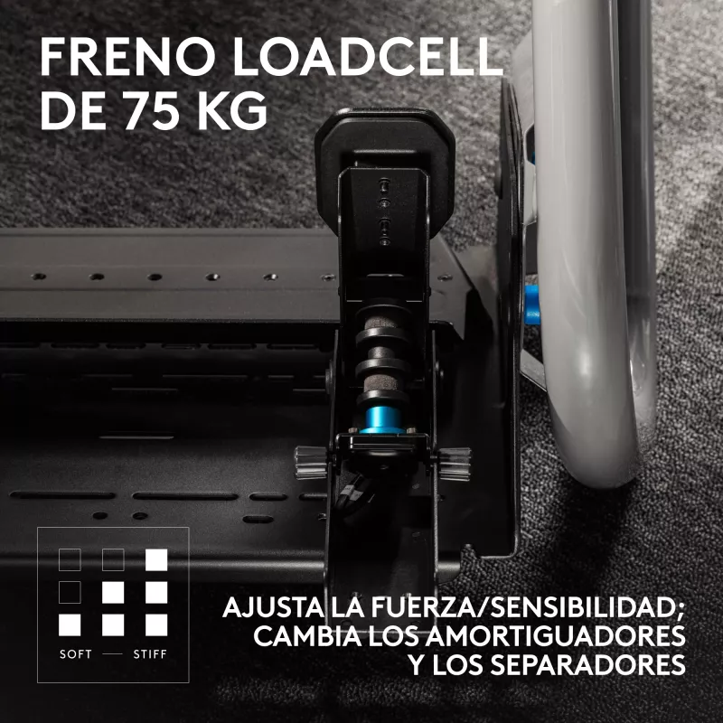 Logitech G RS Racing Pedals - 3-pedaaliga komplekt koos koormusanduriga piduripedaaliga - must - arvutile