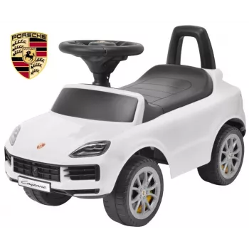 MILLY MALLY Lasteauto Porsche Cayenne S Valge - Elektriline Sõiduauto 12V Akuga, Pultjuhtimisega, LED Tuledega