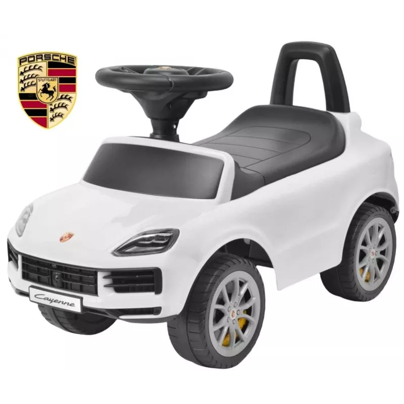 MILLY MALLY Lasteauto Porsche Cayenne S Valge - Elektriline Sõiduauto 12V Akuga, Pultjuhtimisega, LED Tuledega