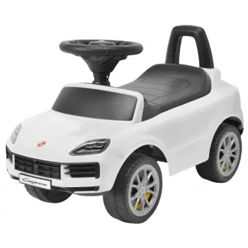 MILLY MALLY Lasteauto Porsche Cayenne S Valge - Elektriline Sõiduauto 12V Akuga, Pultjuhtimisega, LED Tuledega