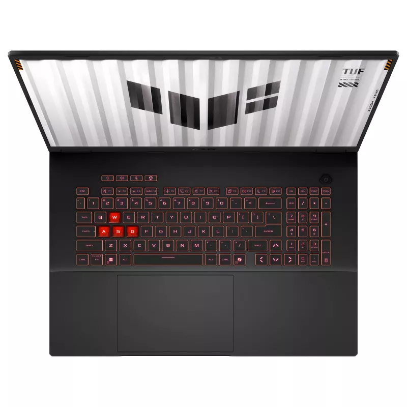 ASUS TUF Gaming A18 FA808UP-S8012W mängusülearvuti, 18-tolline WUXGA IPS 144Hz, AMD Ryzen 7 260, 16GB DDR5, 1TB SSD, GeForce RTX 5070 8GB, Windows 11 Home, saksa QWERTZ klaviatuur