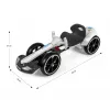 MILLY MALLY Go-kart Battery-powered Bolt White