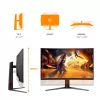 AOC C32G4Z 31.5 inch Curved Gaming Monitor, Full HD, 240Hz, 1ms, VA, FreeSync Premium, Must/Punane