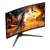 AOC C32G4Z 31.5 inch Curved Gaming Monitor, Full HD, 240Hz, 1ms, VA, FreeSync Premium, Must/Punane